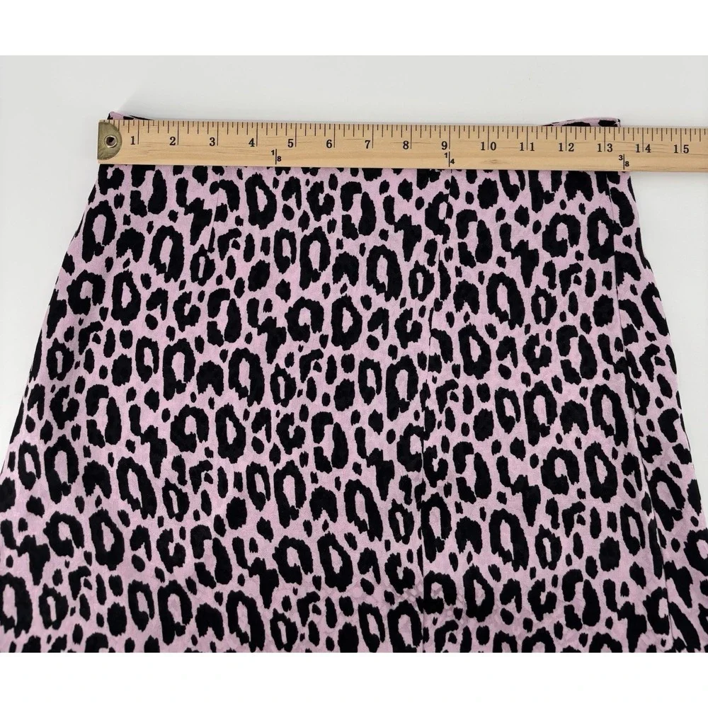 NWOT Maje Jipanta Leopard Print Side Slit Midi Skirt Sz 36 (US S) Hipster $295